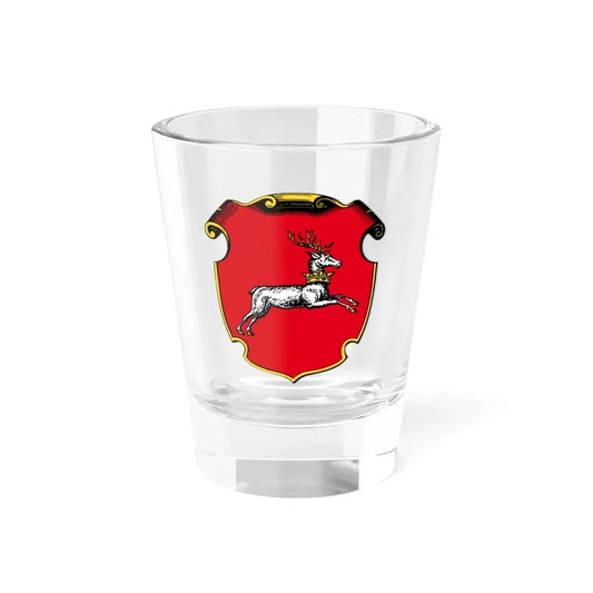 Herbarz Kaspra Niesieckiego Люблинское (Lithuania) (Coat of Arms) Shot Glass 1.5oz 1.5oz - Go Mug Yourself