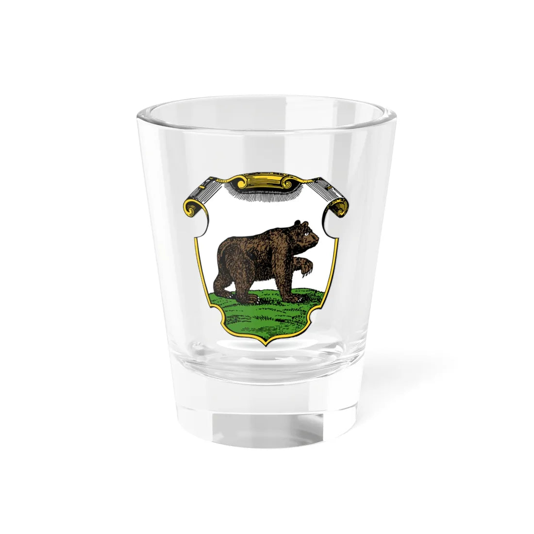 Herbarz Kaspra Niesieckiego Киевское (Ukraine) (Coat of Arms) Shot Glass 1.5oz 1.5oz - Go Mug Yourself