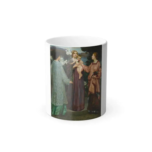 Herbert Arnould Olivier (1861-1952) Love and Purity - Oil on Canvas - Color Changing Mug 11oz 11oz - Go Mug Yourself