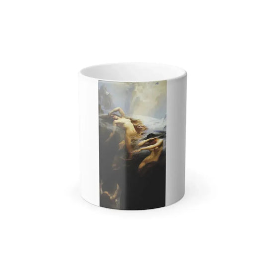 Herbert James Draper (1863-1920) Clyties of the Mist - oil on canvas 1912 - Color Changing Mug 11oz 11oz - Go Mug Yourself