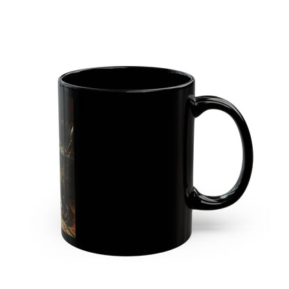 Herbert James Draper (1863-1920) Contemplation - c1900 - Black Coffee Mug-Go Mug Yourself