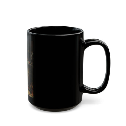 Herbert James Draper (1863-1920) Contemplation - c1900 - Black Coffee Mug-Go Mug Yourself