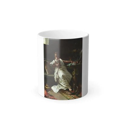 Herbert James Draper (1863-1920) Contemplation - c1900 - Color Changing Mug 11oz 11oz - Go Mug Yourself