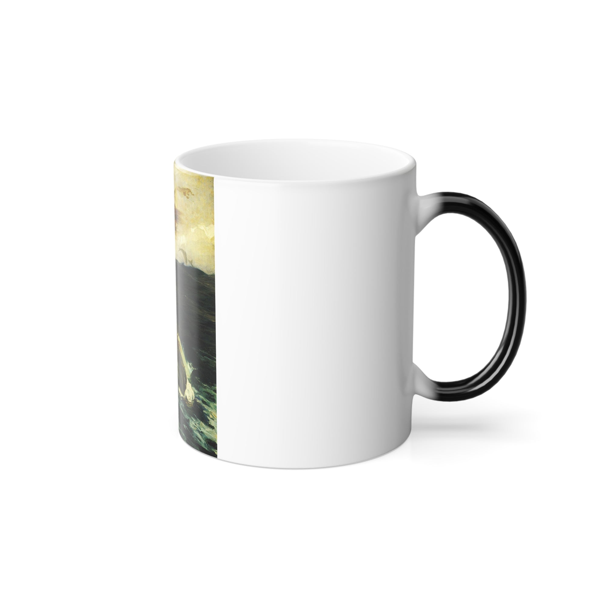 Herbert James Draper (1863-1920) The Foam Sprite - oil on canvas 1895 - Color Changing Mug 11oz-Go Mug Yourself