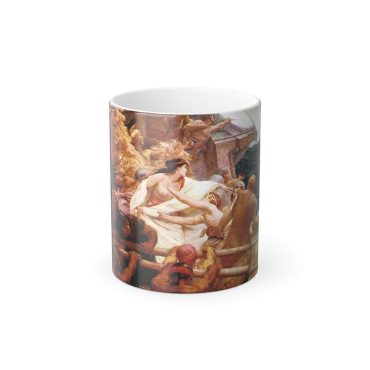 Herbert James Draper (1863-1920) The Golden Fleece - Oil on canvas - Color Changing Mug 11oz-11oz-Go Mug Yourself
