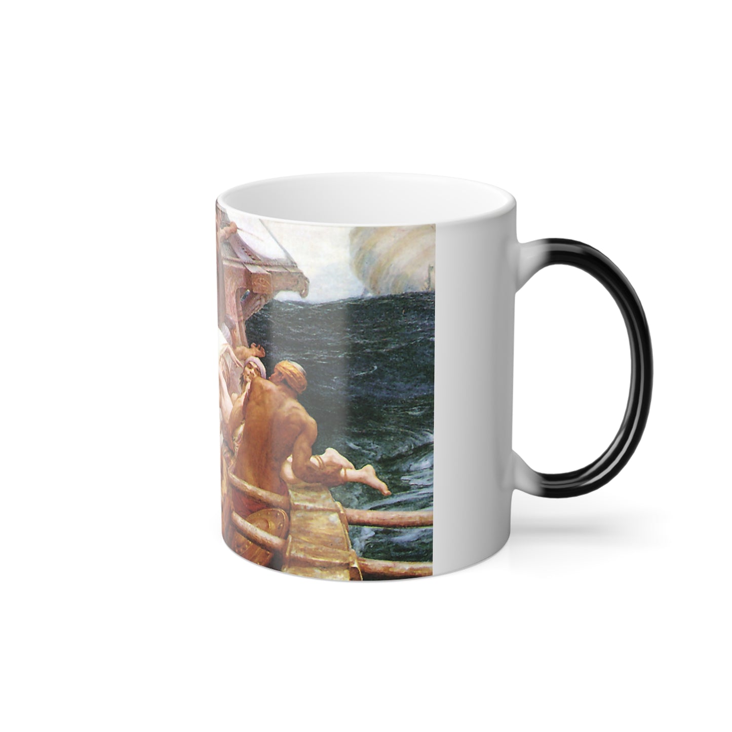 Herbert James Draper (1863-1920) The Golden Fleece - Oil on canvas - Color Changing Mug 11oz-Go Mug Yourself