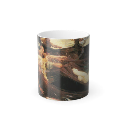 Herbert James Draper (1863-1920) The Sea Maiden - Oil on canvas 1894 - Color Changing Mug 11oz-11oz-Go Mug Yourself