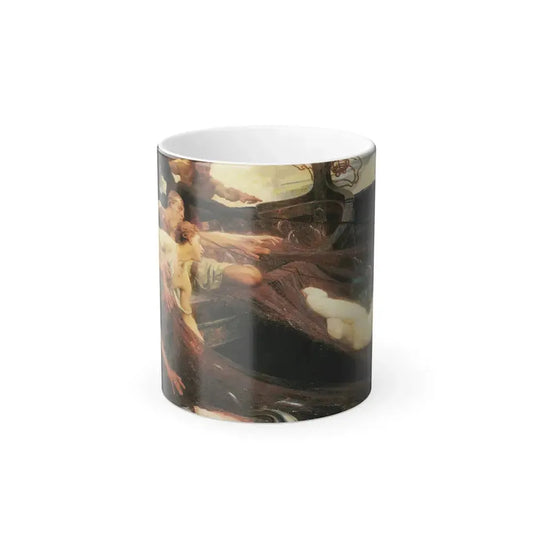 Herbert James Draper (1863-1920) The Sea Maiden - Oil on canvas 1894 - Color Changing Mug 11oz 11oz - Go Mug Yourself