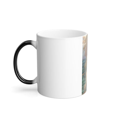 Herbert James Draper (1864-1920) A Deep Sea Idyll - oil on canvas - Color Changing Mug 11oz-Go Mug Yourself