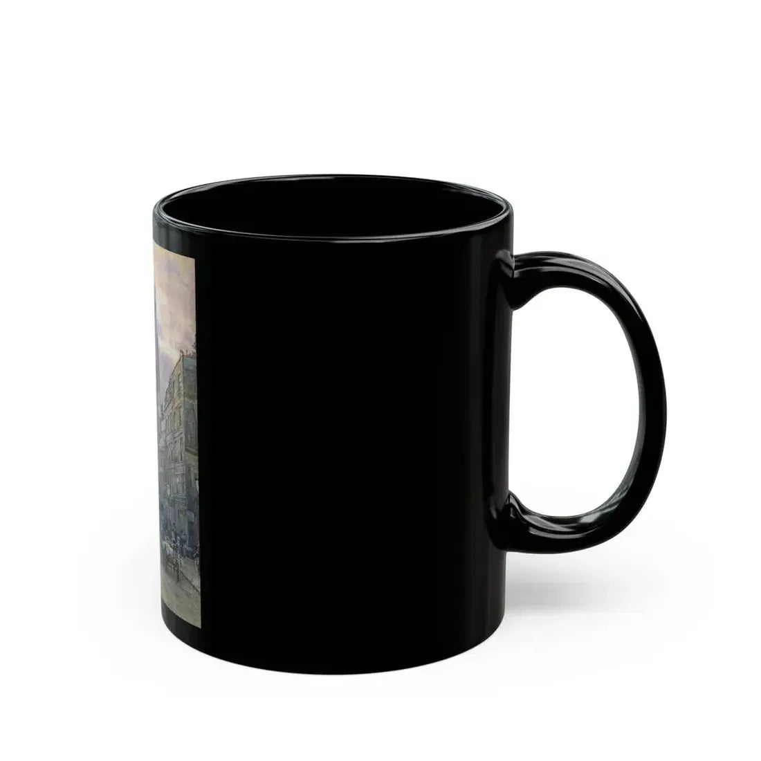 Herbert Menzies Marshall (1841-1913) Fleet Street - Black Coffee Mug - Go Mug Yourself