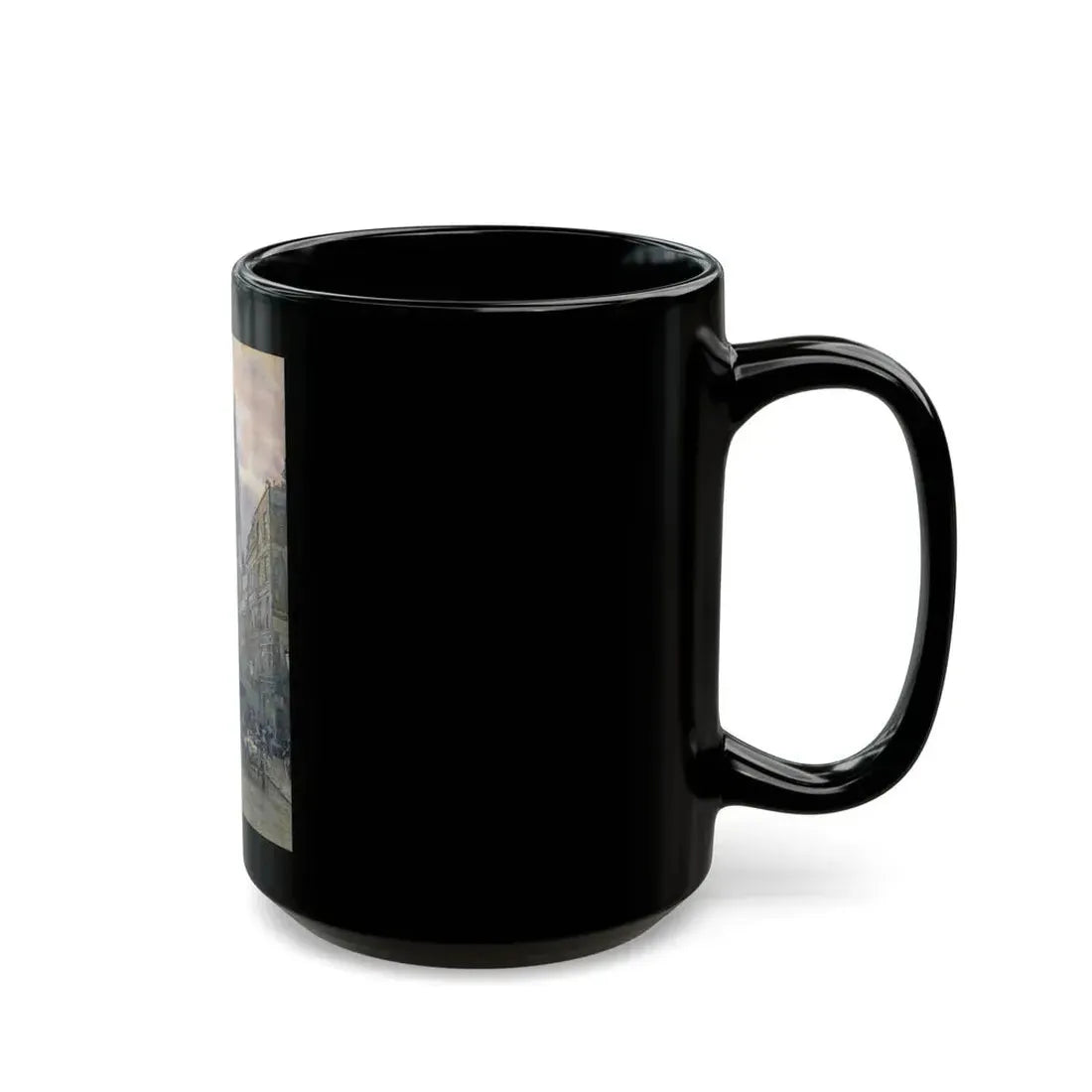 Herbert Menzies Marshall (1841-1913) Fleet Street - Black Coffee Mug - Go Mug Yourself