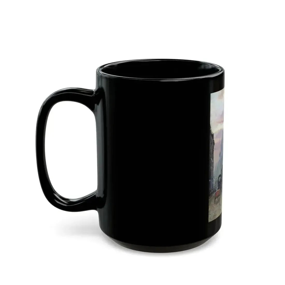 Herbert Menzies Marshall (1841-1913) Fleet Street - Black Coffee Mug - Go Mug Yourself