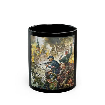 Herbert Smagon (1927-) die kinder von Breslau - Black Coffee Mug 11oz - Go Mug Yourself