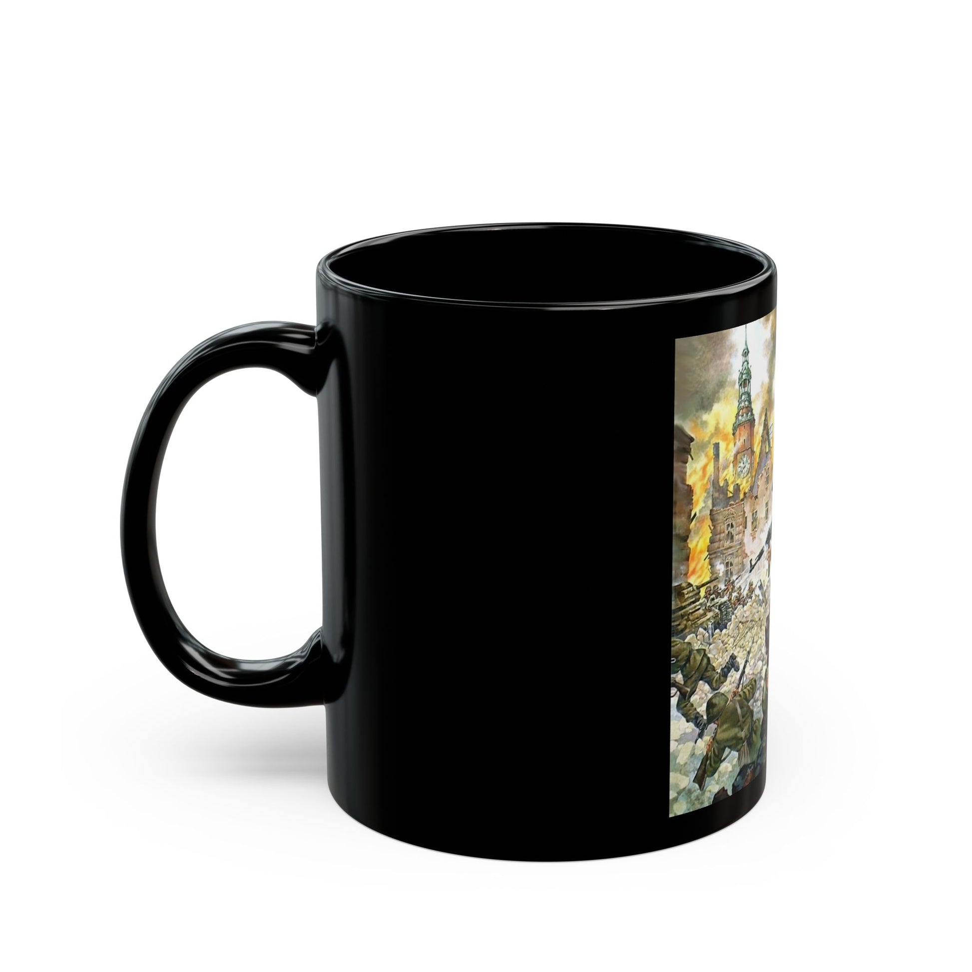 Herbert Smagon (1927-) die kinder von Breslau - Black Coffee Mug-Go Mug Yourself