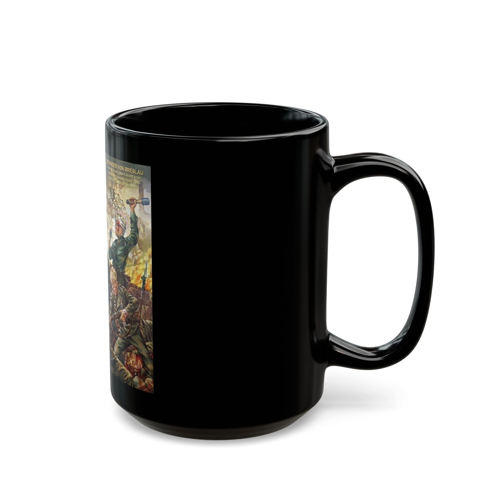 Herbert Smagon (1927-) die kinder von Breslau - Black Coffee Mug-Go Mug Yourself