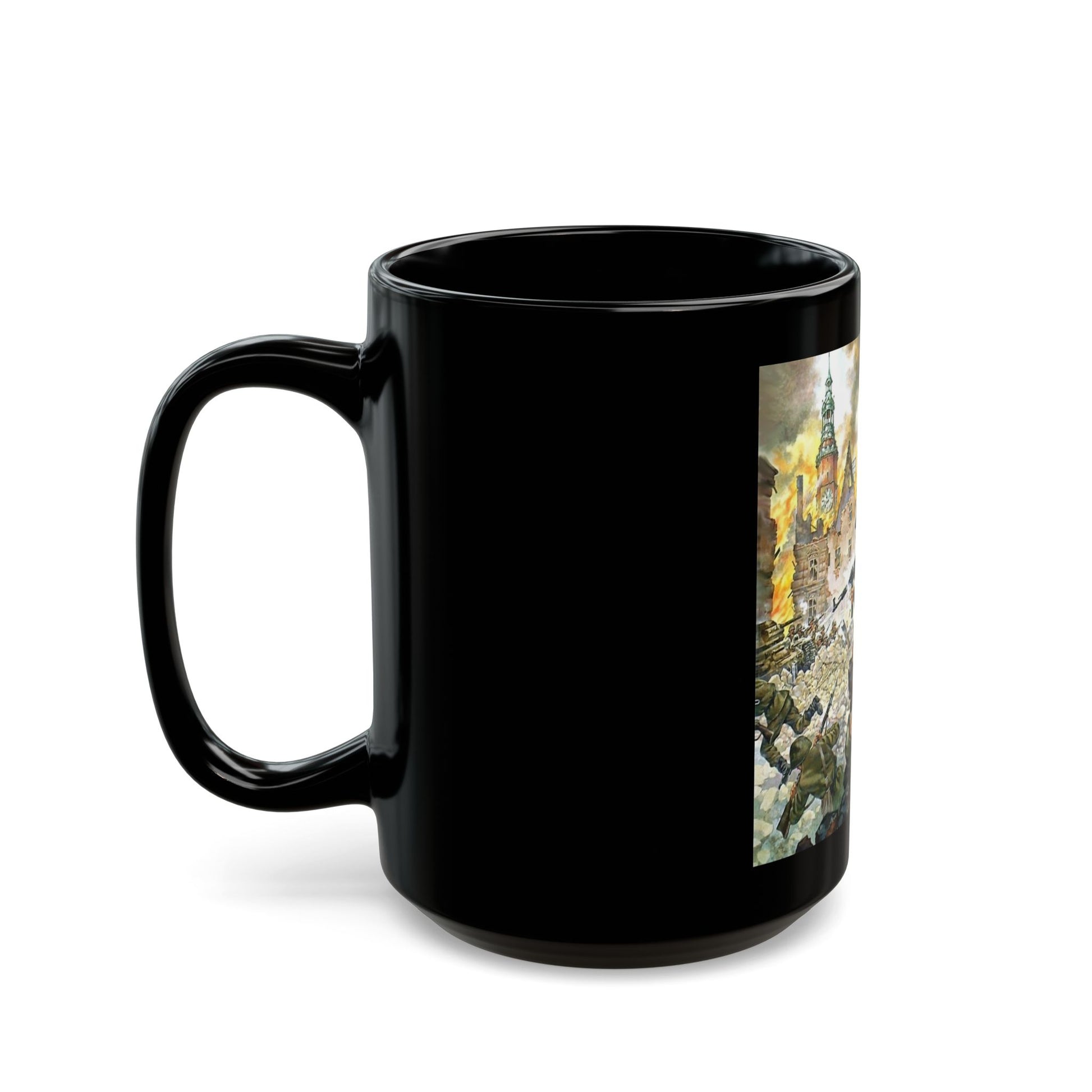 Herbert Smagon (1927-) die kinder von Breslau - Black Coffee Mug-Go Mug Yourself