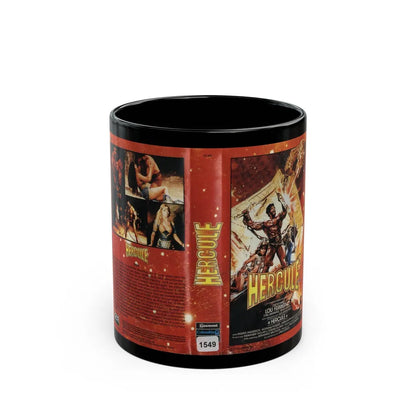 HERCULE LOU FERRIGNO (VHS COVER) - Black Coffee Mug-11oz-Go Mug Yourself