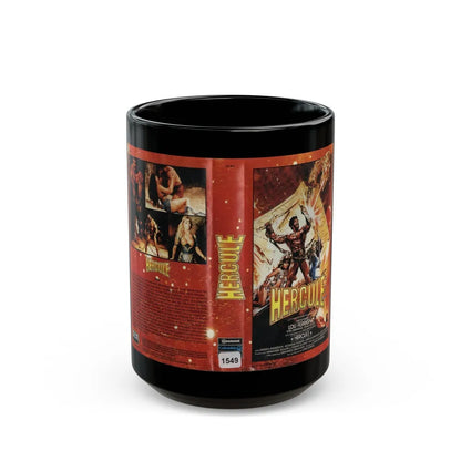 HERCULE LOU FERRIGNO (VHS COVER) - Black Coffee Mug-15oz-Go Mug Yourself