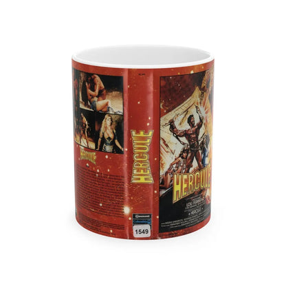 HERCULE LOU FERRIGNO (VHS COVER) - White Coffee Mug-11oz-Go Mug Yourself