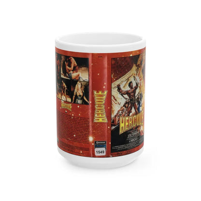 HERCULE LOU FERRIGNO (VHS COVER) - White Coffee Mug-15oz-Go Mug Yourself