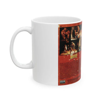 HERCULE LOU FERRIGNO (VHS COVER) - White Coffee Mug-Go Mug Yourself