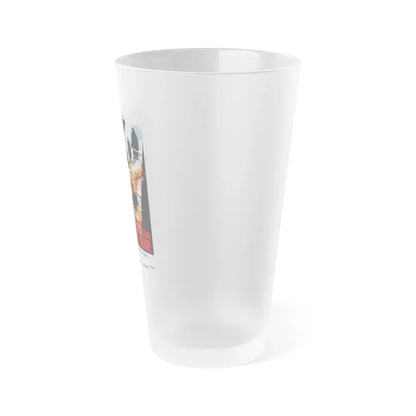 HERCULES AGAINST THE MOON MEN (2) 1964 Movie Poster - Frosted Pint Glass 16oz - Go Mug Yourself