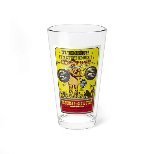 HERCULES IN NEW YORK (2) 1969 Movie Poster - Pint Glass 16oz 16oz - Go Mug Yourself