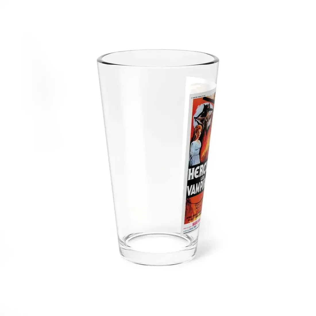 HERCULES IN THE HAUNTED WORLD (FRENCH) 1961 Movie Poster - Pint Glass 16oz - Go Mug Yourself