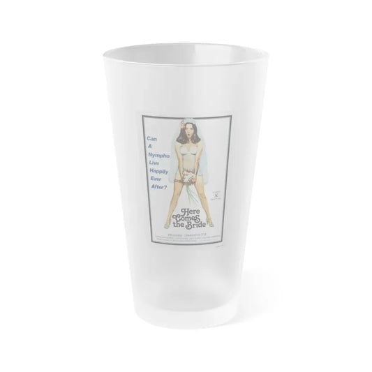 HERE COMES THE BRIDE 1978 Movie Poster - Frosted Pint Glass 16oz 16oz Frosted - Go Mug Yourself
