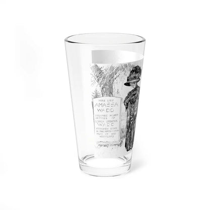 Here Lies Amassa Wad - Pint Glass 16oz-Go Mug Yourself