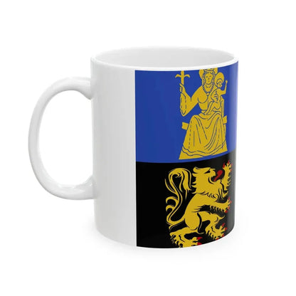Herent vlag (Belgium) White Coffee Mug - Go Mug Yourself