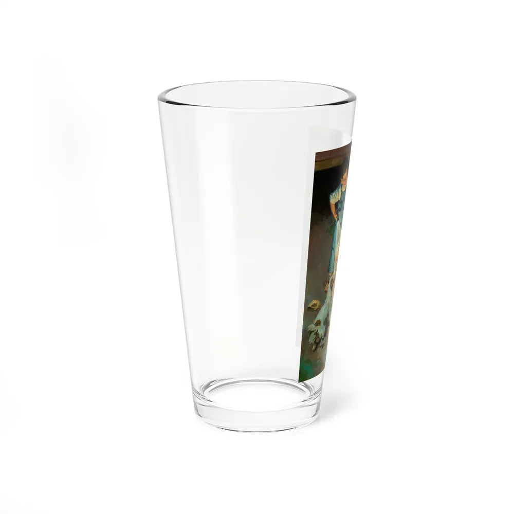 Here's the Worm - Pint Glass 16oz-Go Mug Yourself