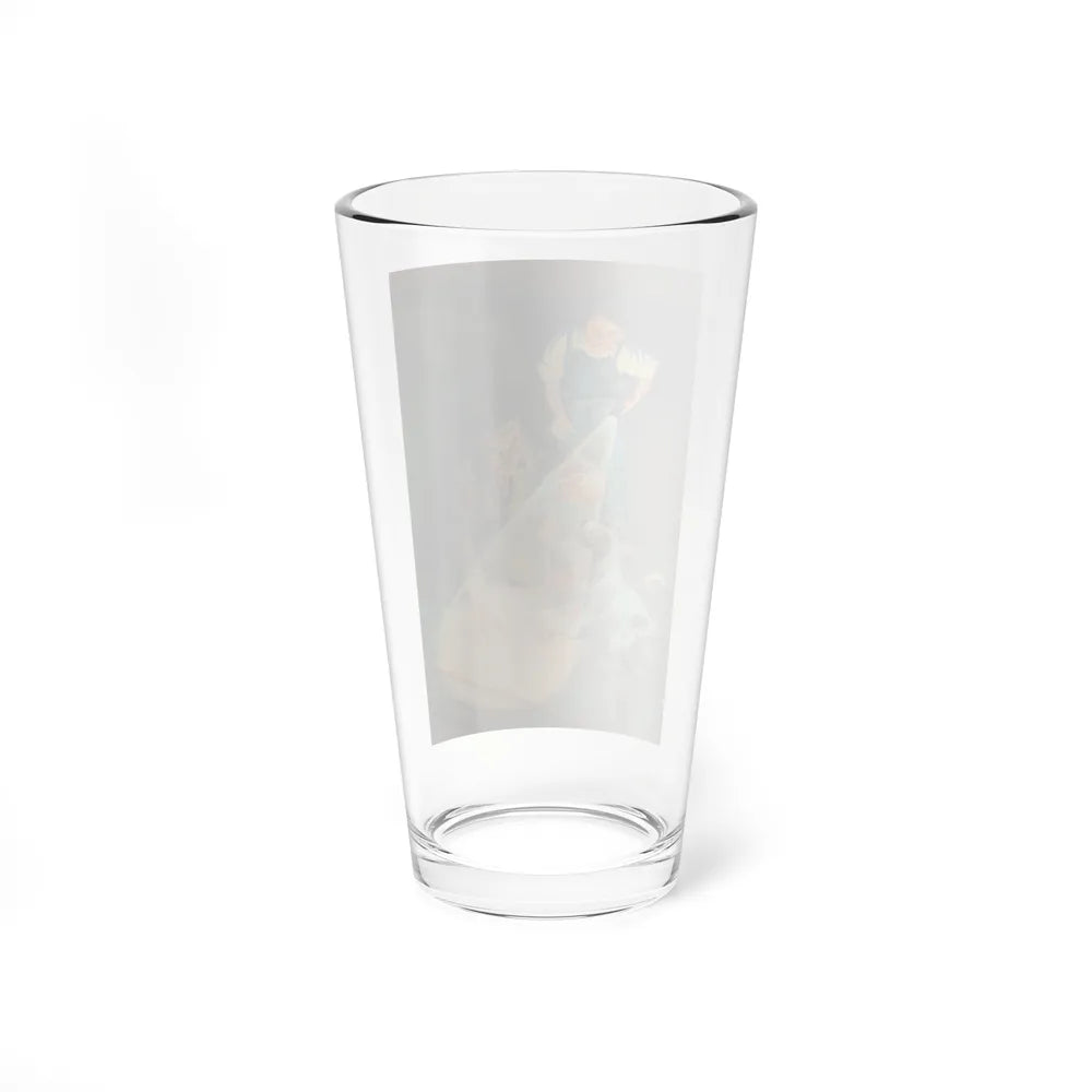 Here's the Worm - Pint Glass 16oz-Go Mug Yourself