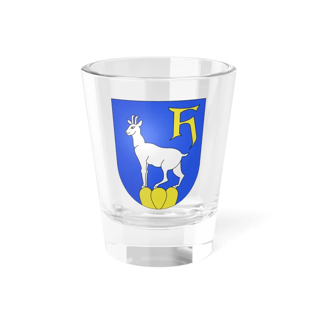 Hergiswil-coat of arms (Switzerland) (Coat of Arms) Shot Glass 1.5oz 1.5oz - Go Mug Yourself