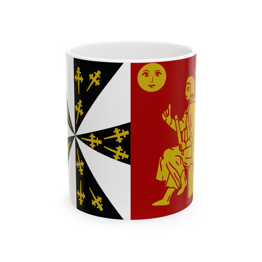 Herne vlag (Belgium) White Coffee Mug-11oz-Go Mug Yourself