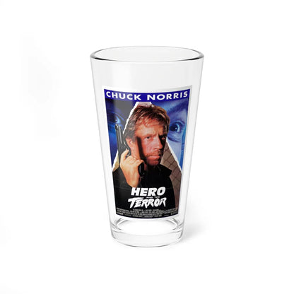 HERO AND THE TERROR 1988 Movie Poster - Pint Glass 16oz 16oz - Go Mug Yourself