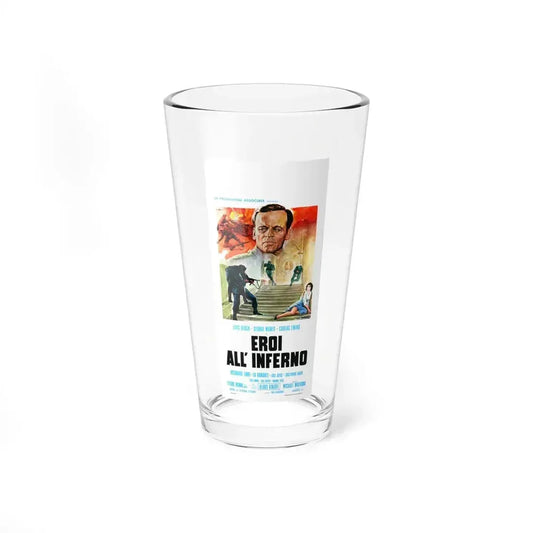 HEROES IN HELL 1974 Movie Poster - Pint Glass 16oz 16oz - Go Mug Yourself