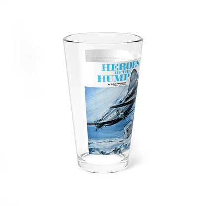 Heroes of the Hump, Argosy, February 1966 - Pint Glass 16oz-Go Mug Yourself