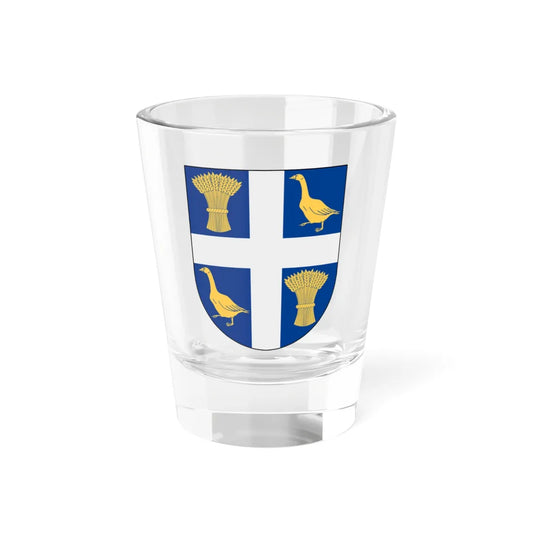 Herrljunga vapen (Sweden) (Coat of Arms) Shot Glass 1.5oz 1.5oz - Go Mug Yourself