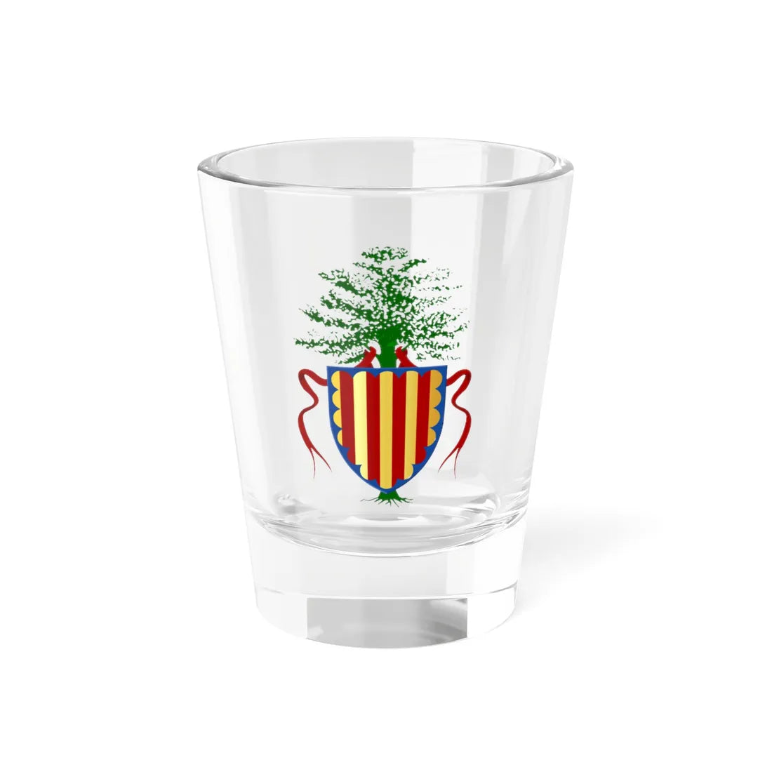 Herselt wapen2 (Belgium) (Coat of Arms) Shot Glass 1.5oz 1.5oz - Go Mug Yourself