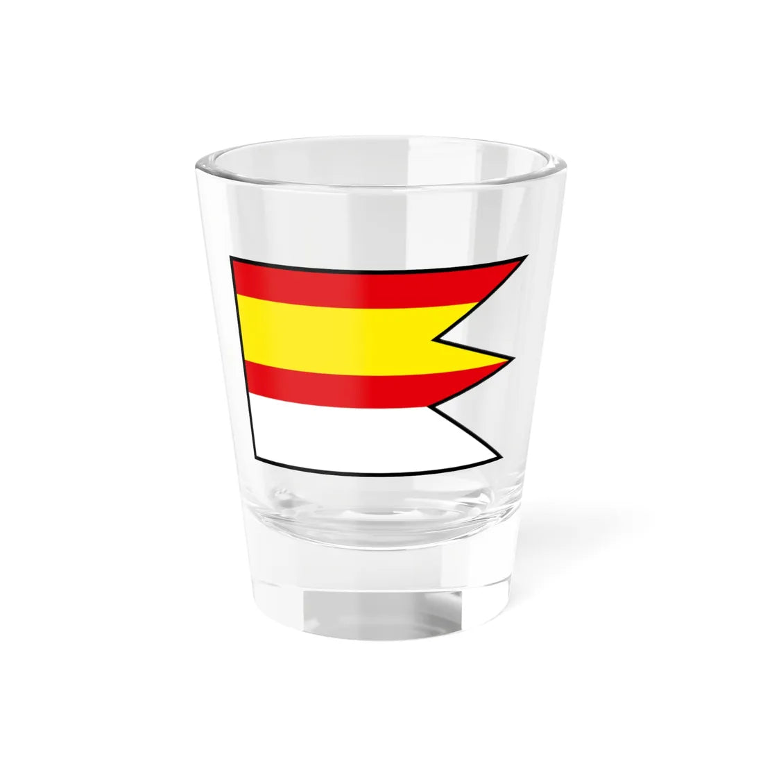 Hervartov Bardejov Flag (Slovakia) Shot Glass 1.5oz 1.5oz - Go Mug Yourself