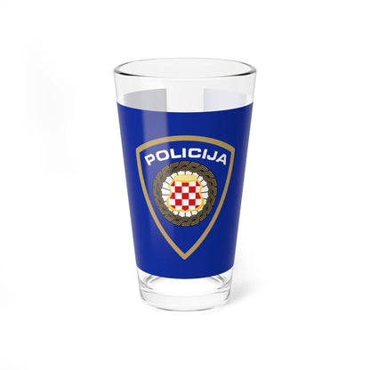 Herzeg-Bosnia Police (Bosnia and Herzegovina) Pint Glass 16oz 16oz - Go Mug Yourself
