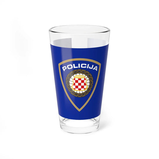 Herzeg-Bosnia Police (Bosnia and Herzegovina) Pint Glass 16oz 16oz - Go Mug Yourself