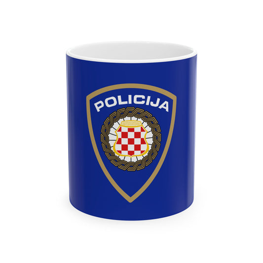 Herzeg-Bosnia Police (Bosnia and Herzegovina) White Coffee Mug-11oz-Go Mug Yourself