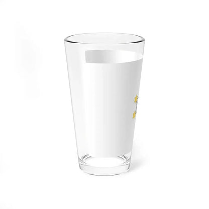 Herzls Zionist Flag (Israel) Pint Glass 16oz - Go Mug Yourself