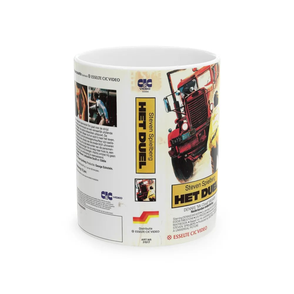 HET DUEL (VHS COVER) - White Coffee Mug-11oz-Go Mug Yourself