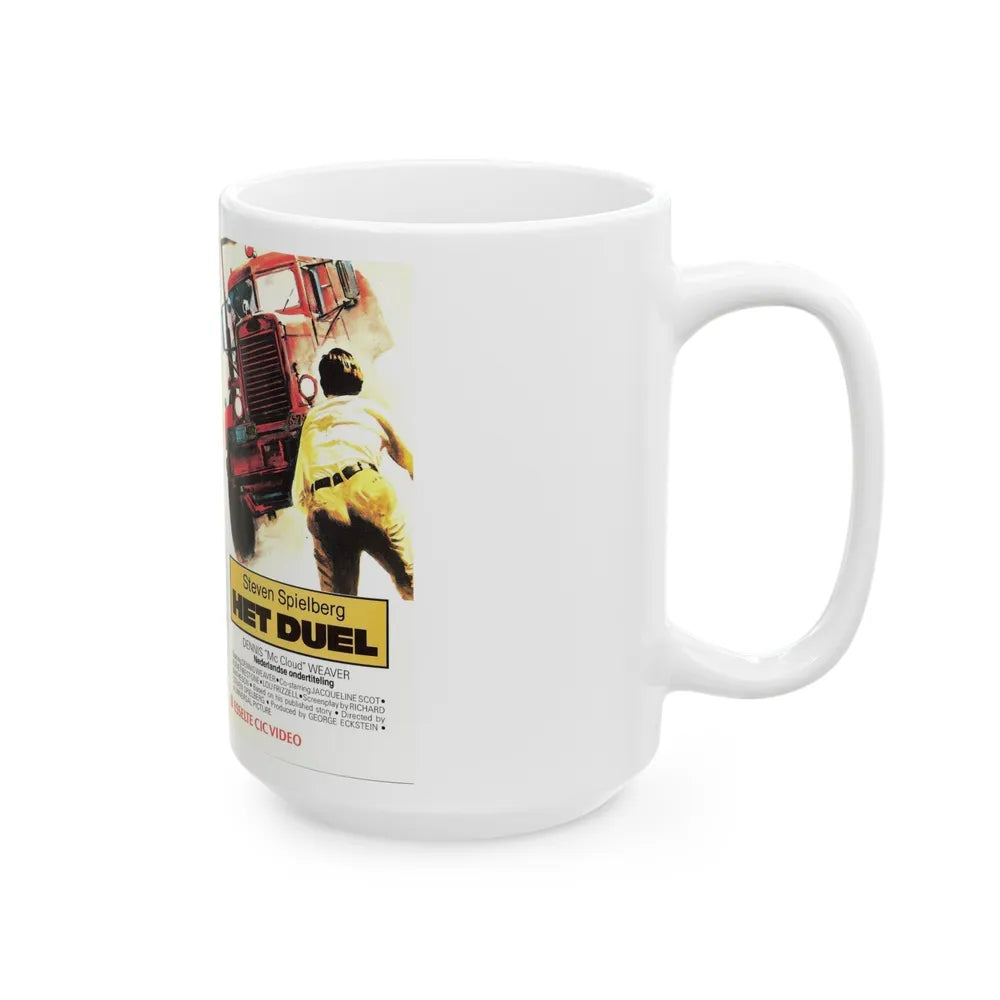 HET DUEL (VHS COVER) - White Coffee Mug-Go Mug Yourself