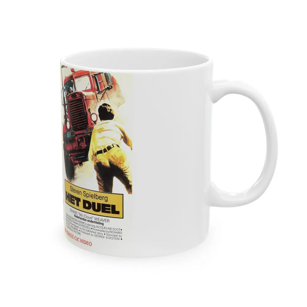 HET DUEL (VHS COVER) - White Coffee Mug-Go Mug Yourself