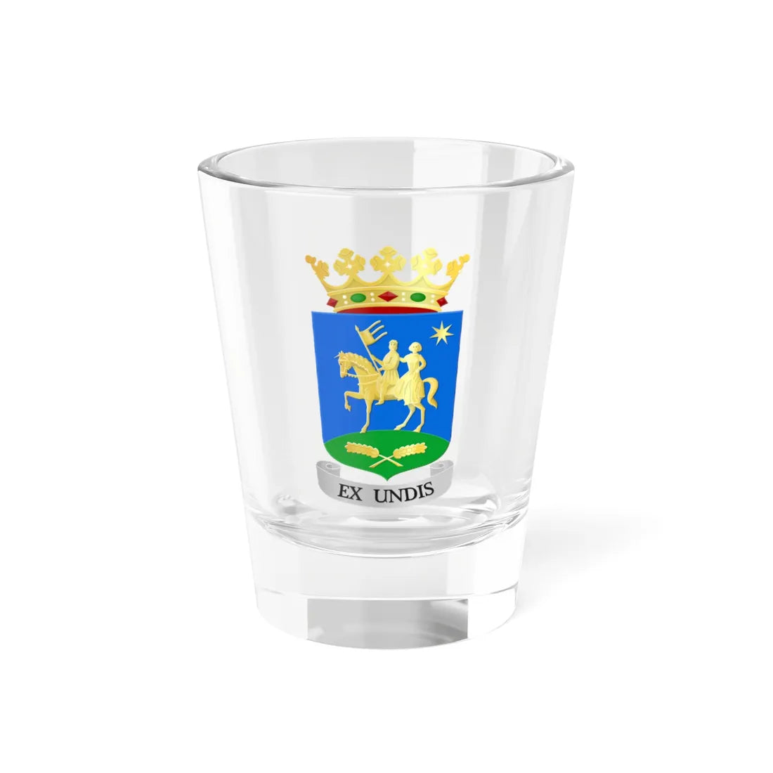 Het Hogeland wapen (Netherlands) (Coat of Arms) Shot Glass 1.5oz 1.5oz - Go Mug Yourself