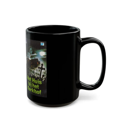 HET HUIS BIJ HET KERKHOF (VHS COVER) - Black Coffee Mug-Go Mug Yourself